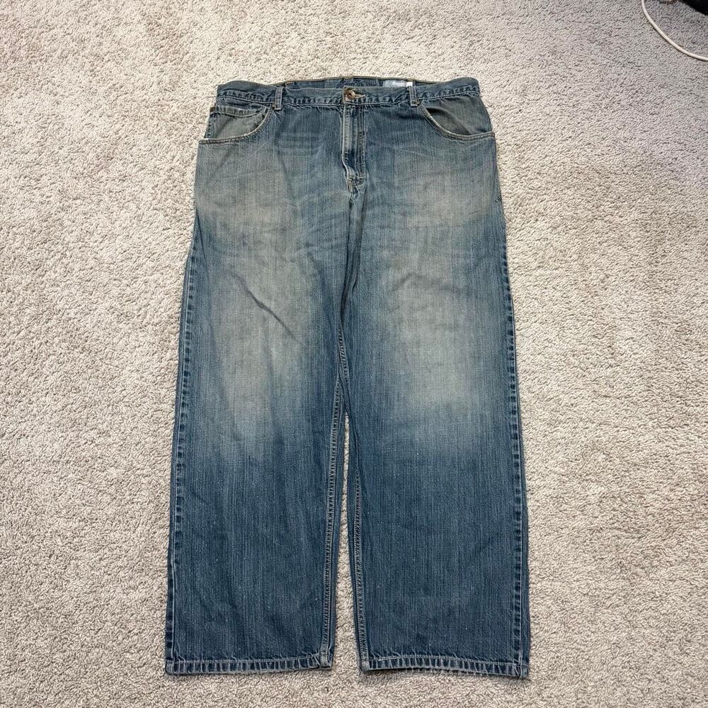 Levi-s Men's Blue and Navy Jeans